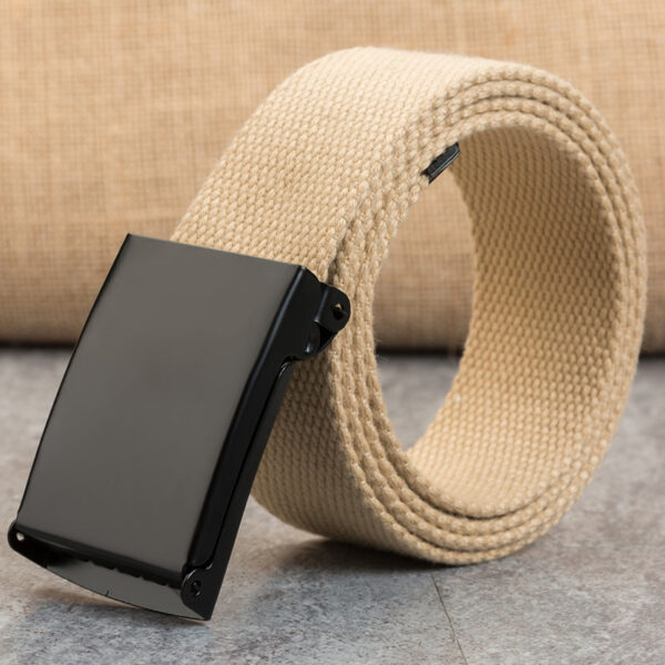 Men's Casual Snap-Clasp Canvas Candy-Colored Belt