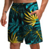 Men's Trendy Summer 3D Printed Leaf Series 3D Printed Casual Beach Shorts