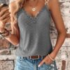 5957df93-c2aa-46dd-abe3-216ad09a6099.jpg Women's Solid Color Hollow Lace Camisole Fashion Top