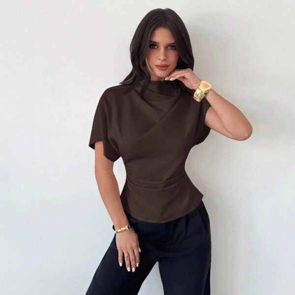 Women's Trendy Asymmetrical Fashion Blouse Top