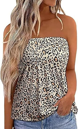 607e3a81-1b25-4a3c-b890-afe5ab15dcf6.jpg Women's Casual Floral Off-Shoulder Strapless Short Crop Top