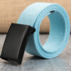 Men's Casual Snap-Clasp Canvas Candy-Colored Belt