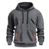 Men's Fashionable Trendy & Casual Fleece-Lined Hoodie