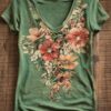 622e5f04-a4fd-4dcb-ae29-7921f8d06fc1.jpg Women's Loose-Fit Casual Top With 3D Flower Digital Print
