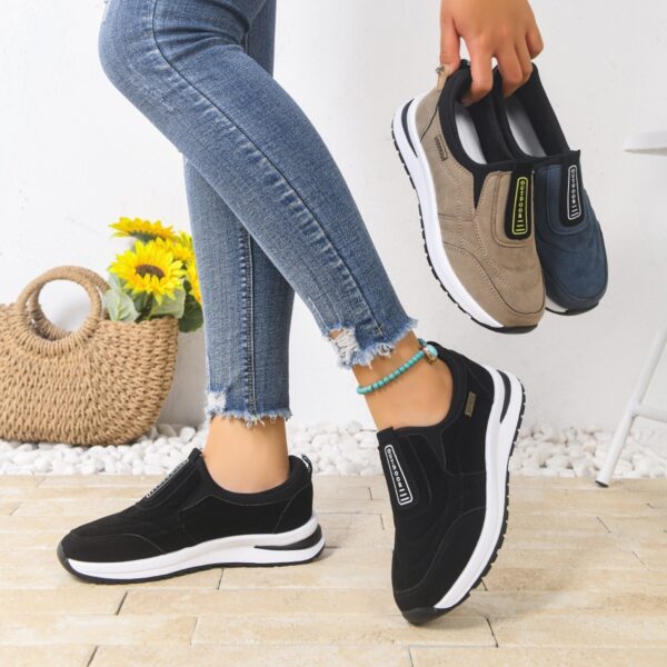 Women's Casual Plus-Size Comfortable Slip-On Running Shoes