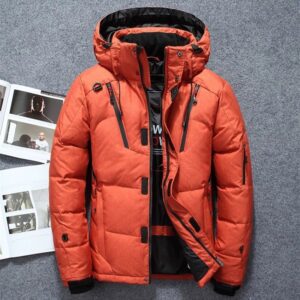 Men's Fashionable Waterproof Short-Style Casual Hooded Jacket