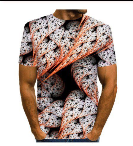 699b3b5c-3247-4fd4-b974-88aa251a7559.jpg Men's Summer Short Sleeve Casual T-shirt with Eye-Catching 3D Printed Abstract Design