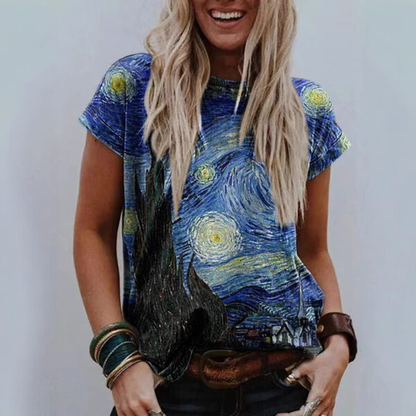69a95b15-fd59-484c-99ab-0b833cd7e527.jpg Women's Fashionable Loose-Fit Casual Graphic Print T-shirt