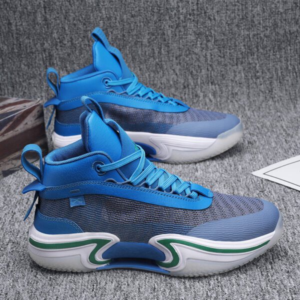 Men's High-Top Breathable Shock-Absorbing Athletic Shoes