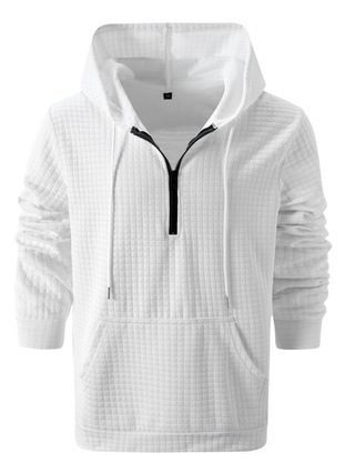 6c00f0ba-5719-45a7-911b-48a7938c8a1a.jpg Men's Trendy Plaid Jacquard Solid-Color Casual Hoodie Sweater