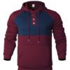 Men's Sports Casual Buttoned Hooded Sweater