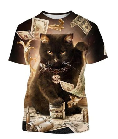 6cd0ff7e-9c25-461a-bc30-647d02c82ff6.jpg Men's 3D Printed Casual & Funny Cute Cat Pattern T-shirt