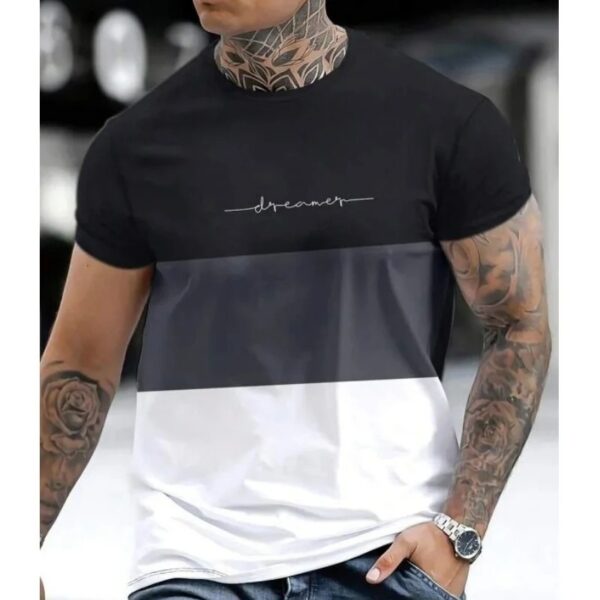 Men's 3D Printed Athletic T-shirt