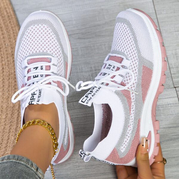 Women's Casual And Versatile Sporty Flyknit Low-Cut Mesh Shoes