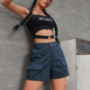 7149f979-46f8-4461-ab6b-29a36f7fe51f.jpg Women's Fashion Casual Cargo Sports Shorts