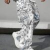7308405f-1706-4fdc-b200-d8d4ca9b3775.jpg Men's Long Loose Fit Casual Cargo Pants With A Drawstring