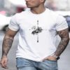 Men's Casual Fashion Leisure Round Neck Short Sleeve T-shirt