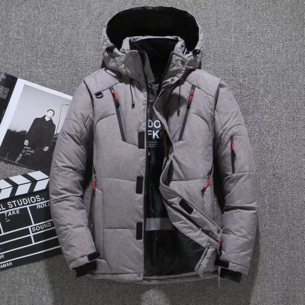 Men's Fashionable Waterproof Short-Style Casual Hooded Jacket