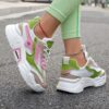 7a51df20-95f3-421c-b79f-165b9e9216b4.jpg Women's Casual Sporty Floral Mesh Breathable Thick-Soled Shoes