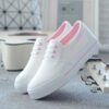 Women's Summer/Spring One-Step Lazy Loafer Flat White Shoes