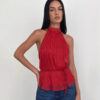 Women's Backless Strappy Halter Trendy Tank Top