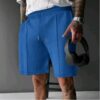 Men's Solid Color Versatile Casual Trendy Sports Shorts