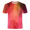 Men's Casual Trendy Creative 3D Printed Abstract Short Sleeve T-shirt