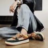 Men's Casual Simple Fashion Lace-Up Skateboard Sneakers