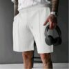 Men's Solid Color Versatile Casual Trendy Sports Shorts
