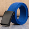 Men's Casual Snap-Clasp Canvas Candy-Colored Belt
