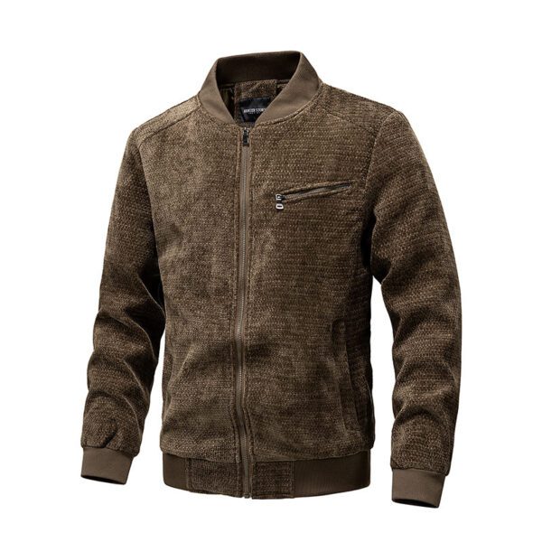 Men's Fashionable Retro Jacquard Weave Jacket