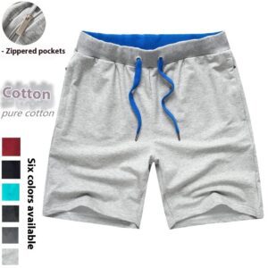 Men's Summer Casual & Leisure Breathable Cotton Sports Shorts