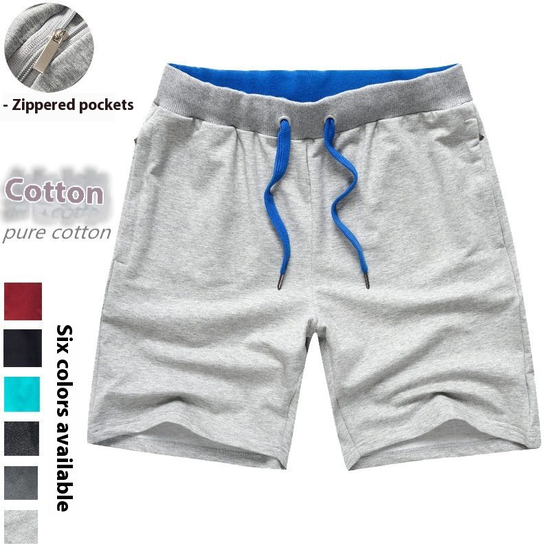 Men's Summer Casual & Leisure Breathable Cotton Sports Shorts