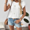 915212f0-ff79-4439-9eca-2dc00fcec273.jpg Women's Stylish And Minimalist Trendy Short Sleeve Top