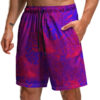 Men's Trendy Summer 3D Printed Leaf Series 3D Printed Casual Beach Shorts