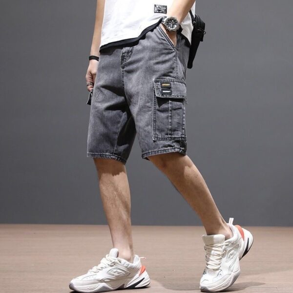Men's Casual Mid-Length Workwear Jean Pants: Perfect for Style and Durability