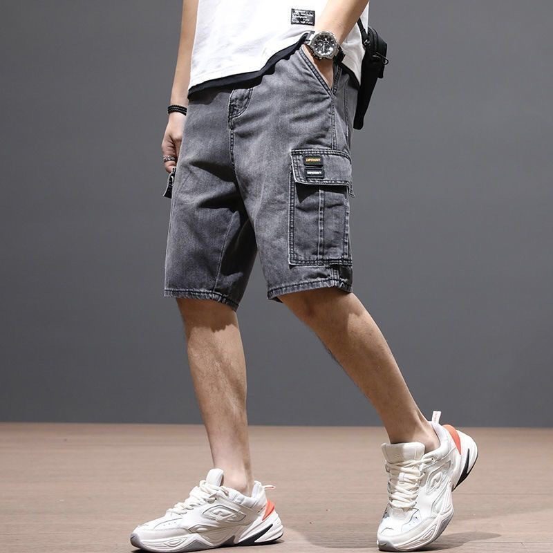 Men's Casual Mid-Length Workwear Jean Pants: Perfect for Style and Durability