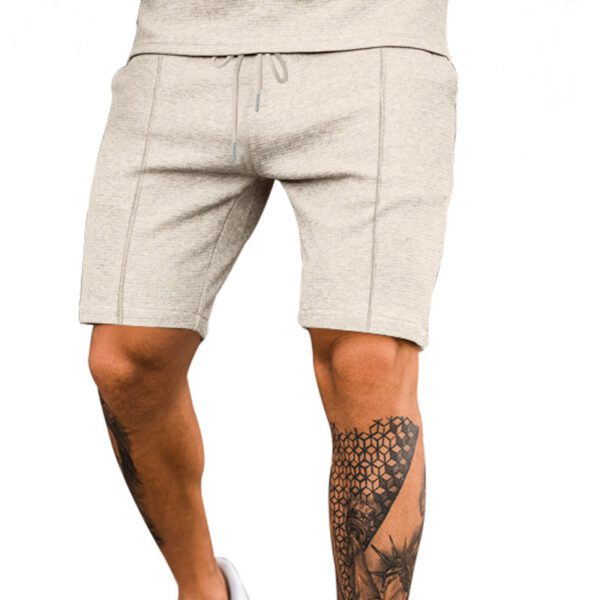 Men's Solid Color Versatile Casual Trendy Sports Shorts
