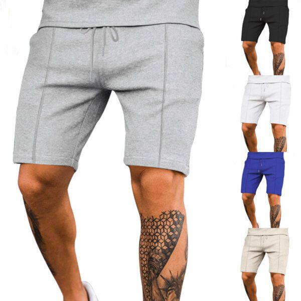Men's Solid Color Versatile Casual Trendy Sports Shorts