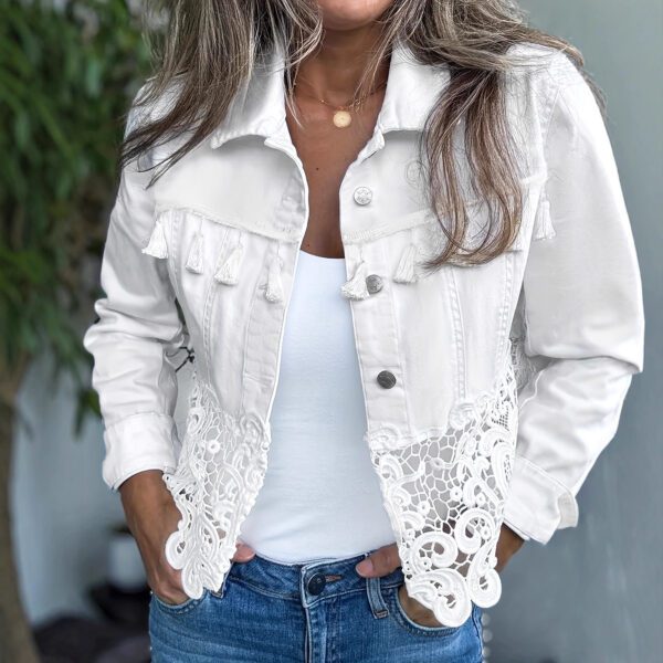 951ba30f-a863-45df-88e0-56a29a4292c8.jpg Women's Lapel Lace Hollow-Out Patchwork Tassel Jacket