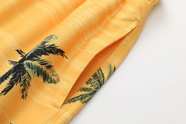 Men's Casual Floral Beach Style Printed Swim Shorts