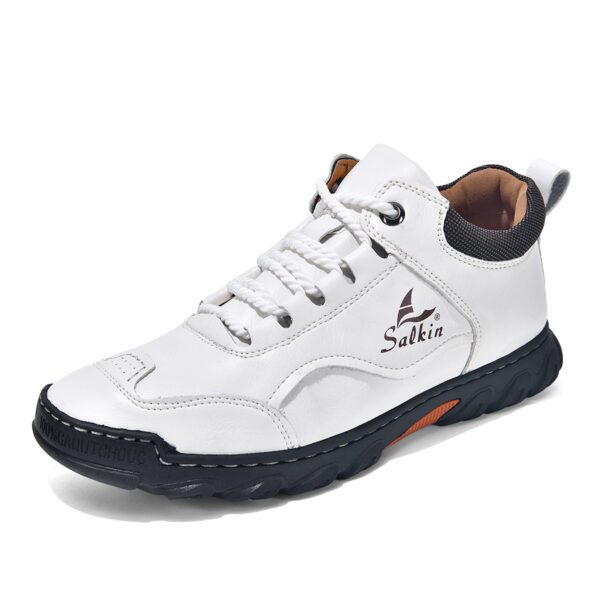 Men's Comfortable Flat Lace-Up Casual Shoes For Hiking
