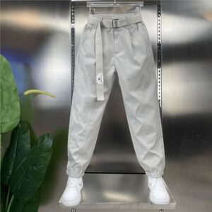 Men's Long Casual Trendy Relaxed-fit Versatile Patchwork Cropped Pants