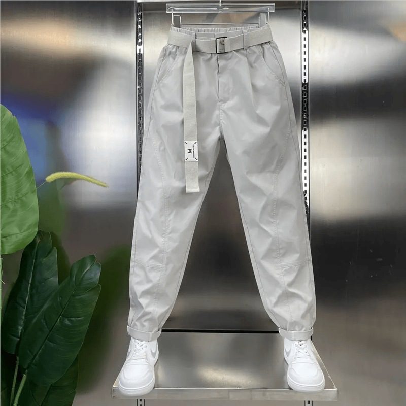 Men's Long Casual Trendy Relaxed-fit Versatile Patchwork Cropped Pants
