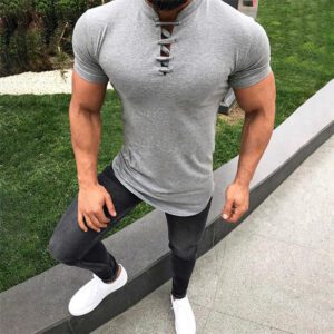 Men's Athletic Sports Fashion Summer Short Sleeve T-shirt