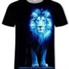 Men's 3D-Printed Wild Animal Graphic Short Sleeve T-Shirt for Casual Wear