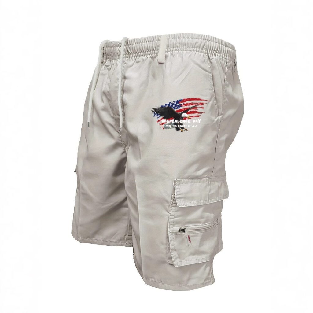 Men's Relaxed Fit Summer Athletic Casual Cargo Shorts