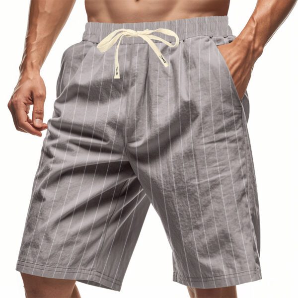 Men's Relaxed-fit Breathable Casual Linen Shorts For The Beach