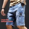 Men's Casual Mid-Length Workwear Jean Pants: Perfect for Style and Durability