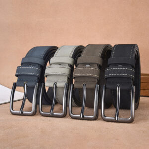 Men's Formal Versatile Alloy Pin-Buckle Belt For Business